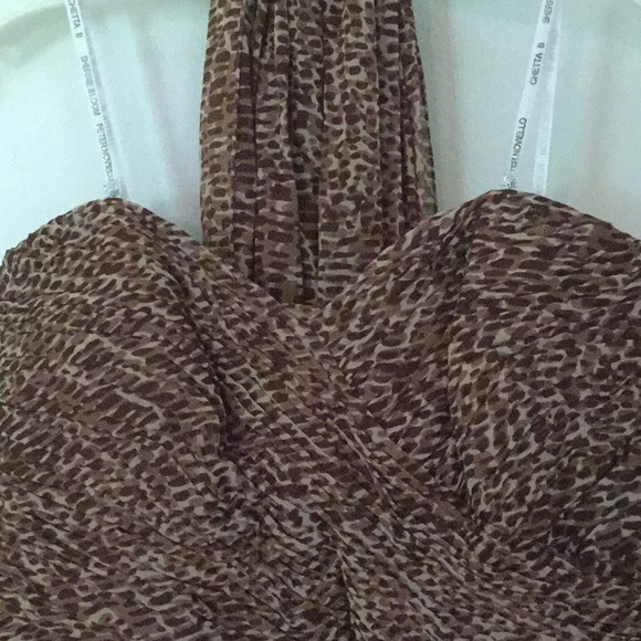 Chetta B dress animal print evening dress - Picture 4 of 6